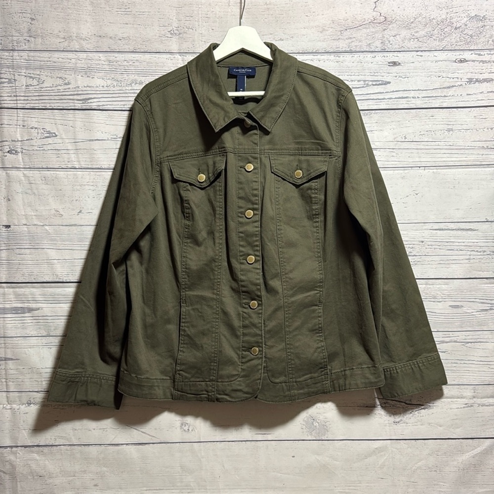 Charter Club Cotton Jacket